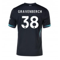 Liverpool Ryan Gravenberch #38 Vonkajší futbalový dres 2024-25 Krátky Rukáv